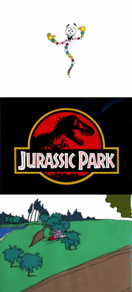 Jurassic Park cels